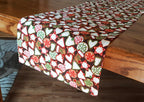 Holiday Table Runner, Fancy Cookies Print 100% Cotton
