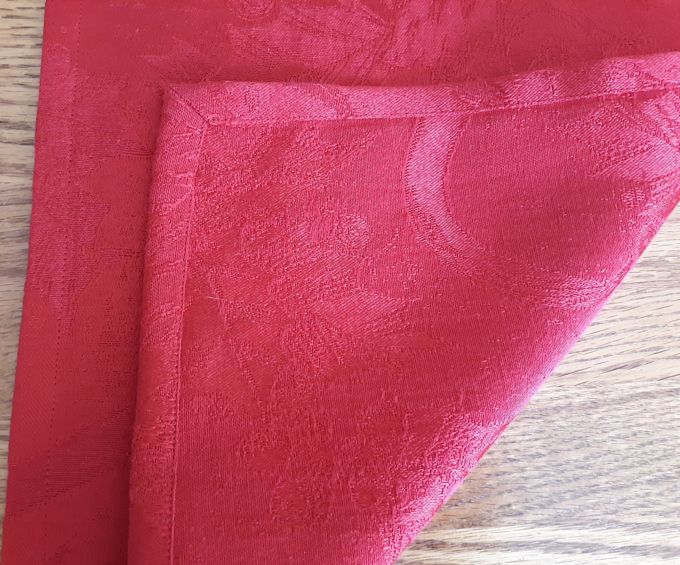 Cotton Damask Table Runner, 100% Cotton
