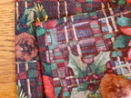 Rustic Christmas Table Runner, Poinsettias